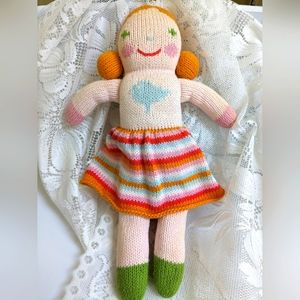 BlaBla Mini Pumpkin DISCONTINUED Hand Knitted Cotton 12"